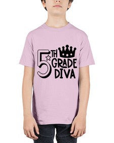 Fifth Grade Diva 64# - fifth grade - Youth Tee Unisex