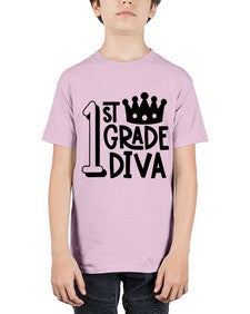 First Grade Diva 127# - first grade - Youth Tee Unisex