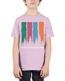 Focus on Your Own Work 14# - internet - Youth Tee Unisex