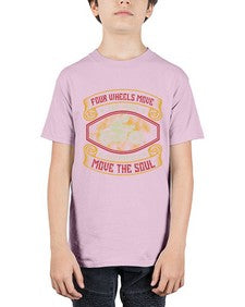 Four wheels move the body 20# - motorcycle - Youth Tee Unisex