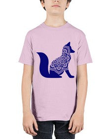 FoxMandalaUpdated 463# - mandala - Youth Tee Unisex