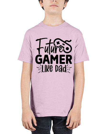 Future Gamer Like Dad 312# - kids - Youth Tee Unisex