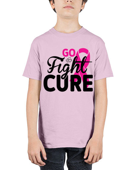 Go Fight Cure 23# - breast cancer - Youth Tee Unisex