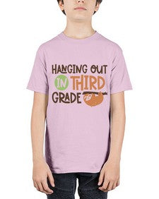 Hanging Out in Third 236# - third grade - Youth Tee Unisex