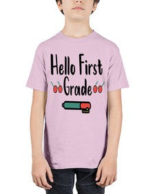 Hello First Grade 273# - first grade - Youth Tee Unisex