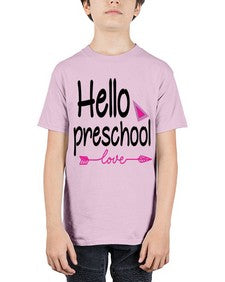 Hello preschool 317# - prek headstart - Youth Tee Unisex