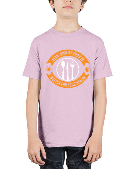 Highquality food is better for your health Style 36# - world health day - Youth Tee Unisex