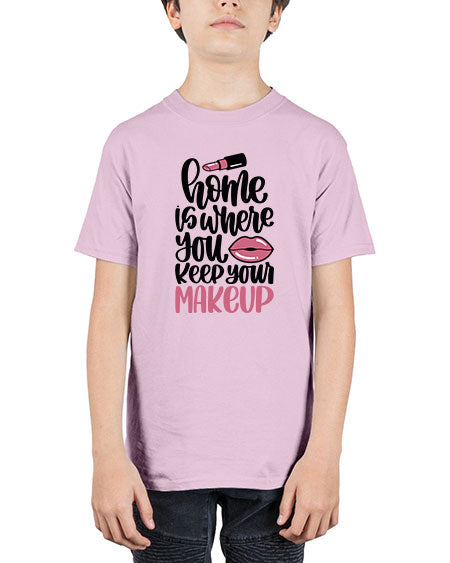 Home Is Where You Keep Your Makeup Style 87# - beauty - fashion - Youth Tee Unisex