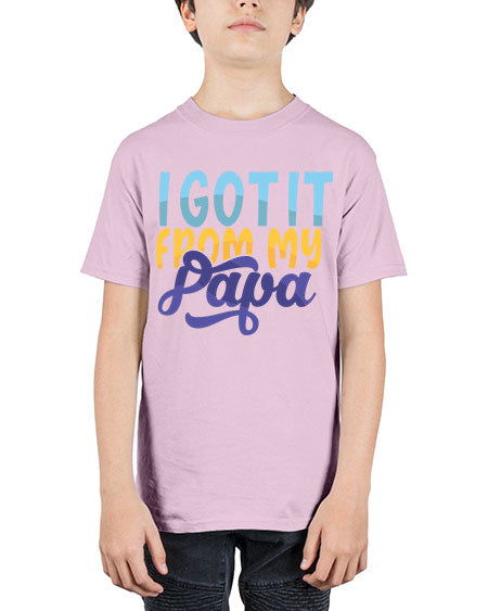 I Got It From My Papa Style 98# - baby - Youth Tee Unisex