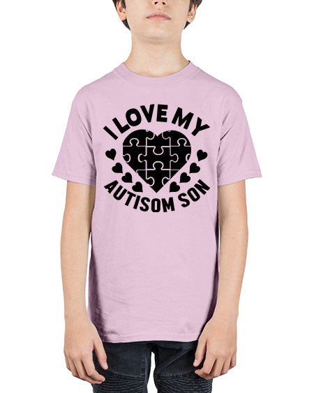 I love my Style 45# - autism - Youth Tee Unisex