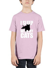 I sleep With My Cats - cats - Youth Tee Unisex