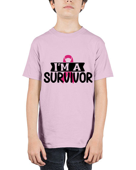 Im a Survivor 17# - breast cancer - Youth Tee Unisex