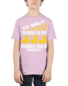 Im only talking to my rubber duck today Style 38# - ducks - Youth Tee Unisex