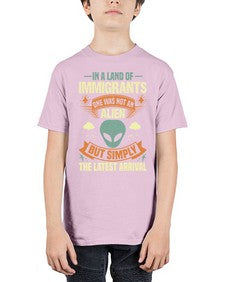 In a lan of immigrants one was not an alien 28# - ufo - Youth Tee Unisex