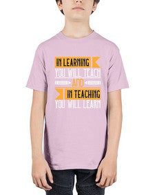 In learning you will teach and in teaching you will learn Style 988# - teacher - Youth Tee Unisex
