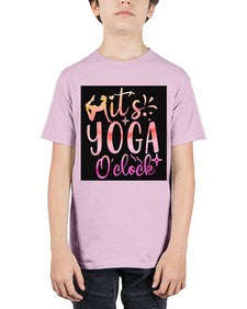 It s yoga O clock  345# - yoga - Youth Tee Unisex