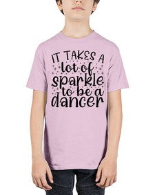 It takes a lof of sparkle to be a dancer 143# - ballet - Youth Tee Unisex