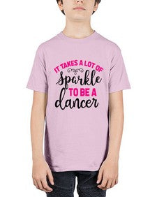 It takes a lot of sparkle to be a dancer 144# - ballet - Youth Tee Unisex
