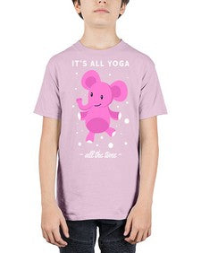 Its All Yoga All the Time 347# - yoga - Youth Tee Unisex