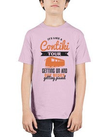 Its like a Contiki tour getting on and off buses getting pissed 3# - bus - Youth Tee Unisex