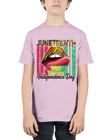 Juneteenth Independence Day Sexy Lip Png 11# - black juneteenth - Youth Tee Unisex