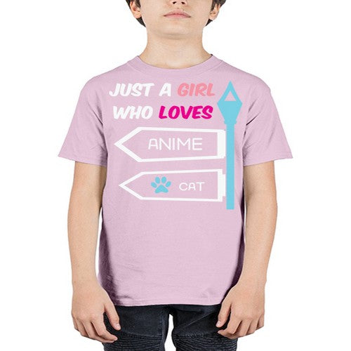 Just A Girl Who Loves Anime 264# - anime - Youth Tee Unisex