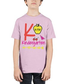 K is for Kindergarten 397# - prek headstart - Youth Tee Unisex