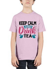 Keep Calm And Drink Tea 1259# - tea - Youth Tee Unisex
