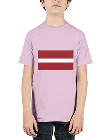 Latvia 1117# - world flags - Youth Tee Unisex