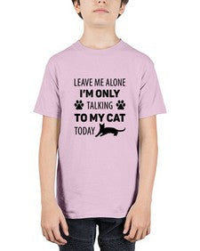 Leave Me Alone Style 62# - cats - Youth Tee Unisex
