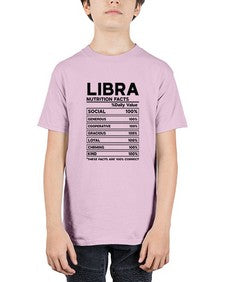 Libra Nutrition Facts 318# - libra - Youth Tee Unisex