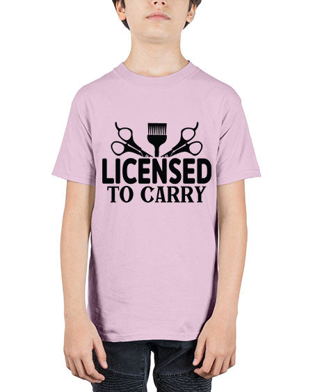 Licensed To Carry 1050# - hairdresser - Youth Tee Unisex
