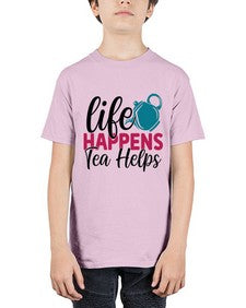 Life Happens Tea Helps 1310# - tea - Youth Tee Unisex