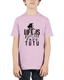 Life is better in a tutu 154# - ballet - Youth Tee Unisex