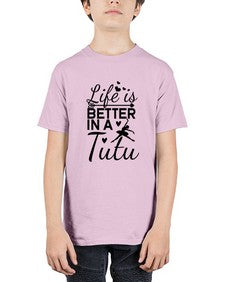 Life is better in a tutu 155# - ballet - Youth Tee Unisex
