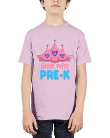 Little Miss PreK 485# - prek headstart - Youth Tee Unisex