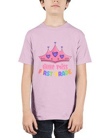 Little Miss first Grade 480# - first grade - Youth Tee Unisex