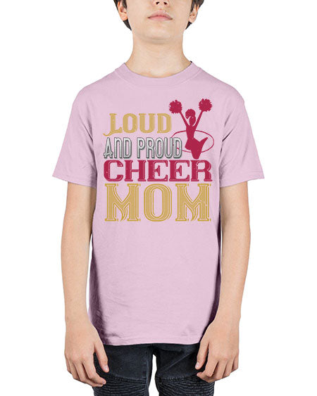 Loud proud cheer mom 764# - cheer - Youth Tee Unisex