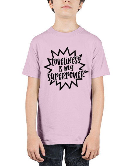 Loveliness Is My Superpower Style 390# - baby - Youth Tee Unisex