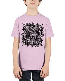 Mandala Teach Love Inspire 763# - mandala - Youth Tee Unisex