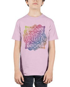 Mandala Wisdom Rainbow Glitter 764# - mandala - Youth Tee Unisex