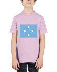 Micronesia 1293# - world flags - Youth Tee Unisex