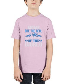 Moms are the real superheroes 173# - cartoon super hero - Youth Tee Unisex