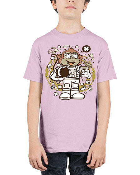 Monkey Astronaut - monkey - Youth Tee Unisex