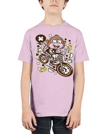 Monkey Downhill - monkey - Youth Tee Unisex