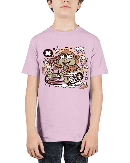 Monkey Hotrod - monkey - Youth Tee Unisex