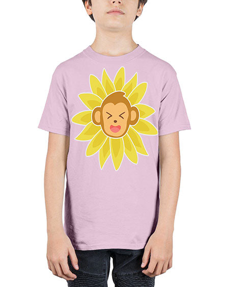 Monkey Sunflower 17# - monkey - Youth Tee Unisex