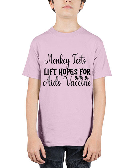 Monkey tests lift hopes for  - monkey - Youth Tee Unisex