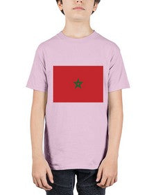 Morocco 1351# - world flags - Youth Tee Unisex