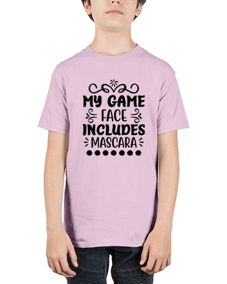 My Game Face Includes Mascara 128# -  fashion - Youth Tee Unisex